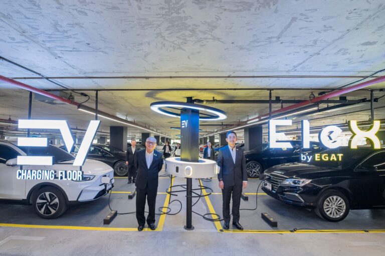 กฟผ. โชว์โมเดลต้นแบบ EV Charging Floor หัวชาร์จมากที่สุดในไทย สำหรับผู้ติดตั้งที่อาคารสำนักงาน-ที่พักอาศัย