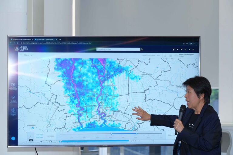”Future Tales Lab by MQDC” จับมือ ESRI ถอดโมเดลฮับข้อมูลสภาพแวดล้อม เตือนภัยน้ำท่วม  “ฝนร้อยปี” อาจกลับมาทุกสิบปี