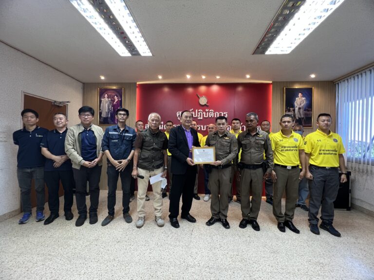 บริษัท ซีแอนด์จีฯ มอบเครื่องออกกำลังกายให้กับสถานีตำรวจนครบาลหนองค้างพลู เขตหนองแขม