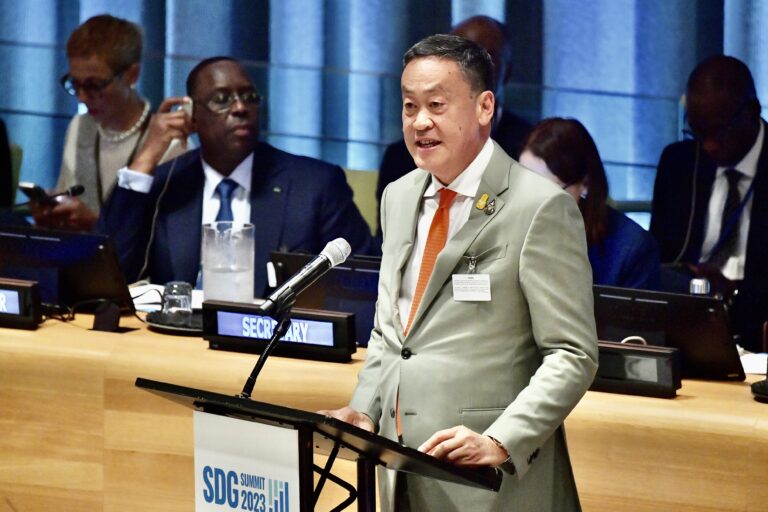 ไทยประกาศความมุ่งมั่นการขับเคลื่อน SDGs พร้อมเสริมสร้างกรอบความร่วมมือพหุภาคีที่มีประสิทธิภาพ และสถาปัตยกรรมทางการเงินระหว่างประเทศให้เข้มแข็ง