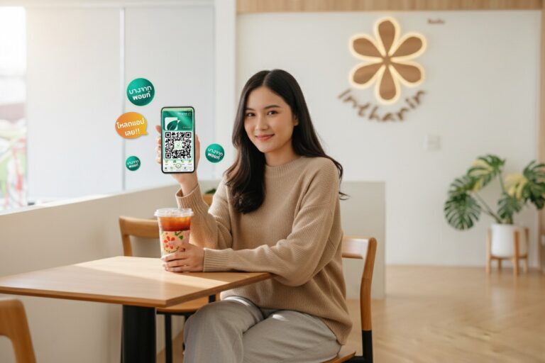 สมาชิกบางจากกรีนไมลส์ ล็อกอินแอปครั้งแรกรับส่วนลดเครื่องดื่มอินทนิล50%