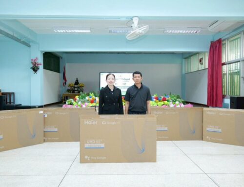 ซีแอนด์จี ฯ สนับสนุนสื่อการเรียนรู้ มอบโทรทัศน์ LED Smart TV ให้โรงเรียนมนต์จรัสสิงห์อนุสรณ์